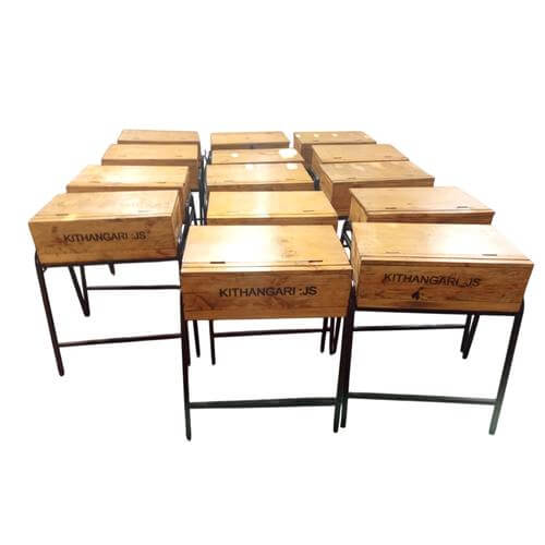 Wooden School Desks