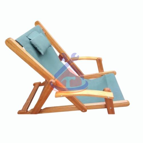 Wooden Reclining Lounge Chair